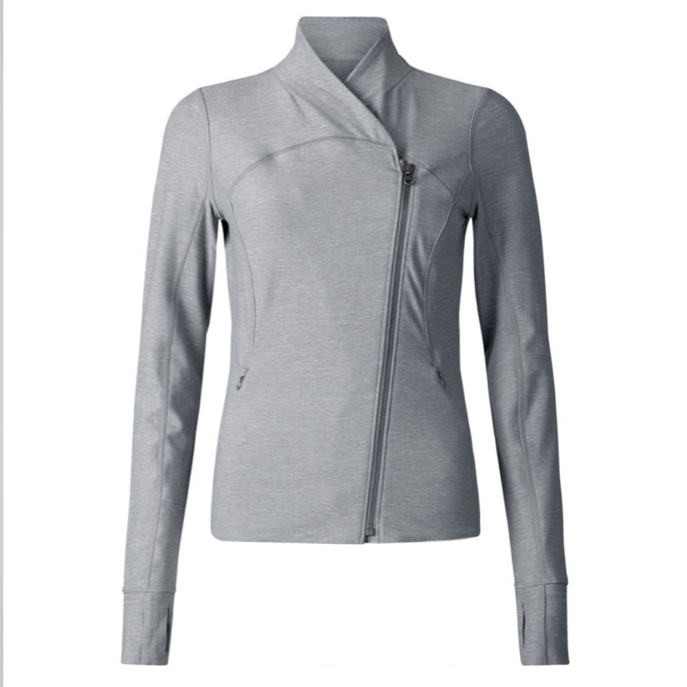 Lululemon Precision Jacket, Heathered Gray, Size 4 - image 1